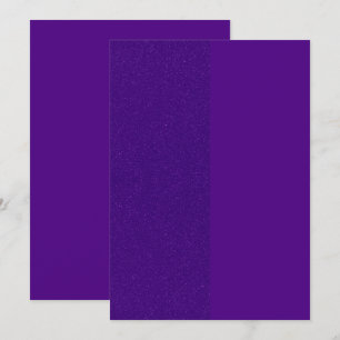 Split Purple Flat Announcement Card – Customizable