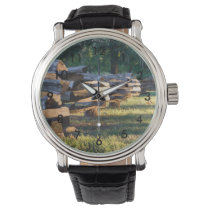 Split Rail Fence Wrist Watch Split Rail Fence Wrist Watch