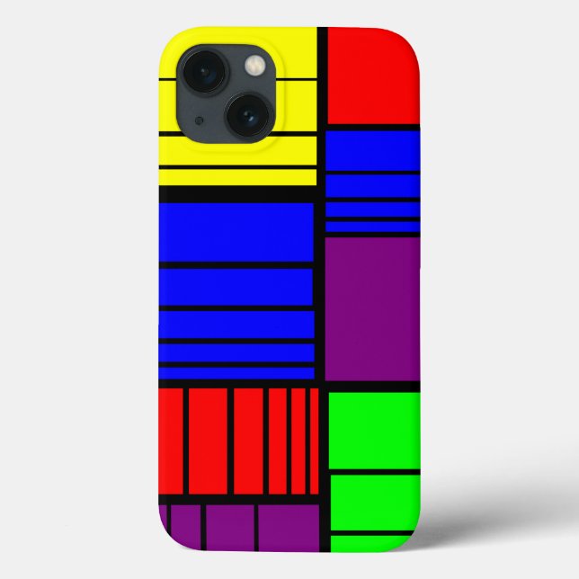 Split Rectangles Case-Mate iPhone Case (Back)