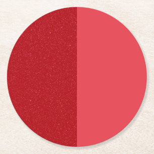 Split Red Custom Coaster Set – Matte & Noise