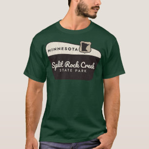 Split Rock Creek State Park Minnesota Welcome Sign T-Shirt