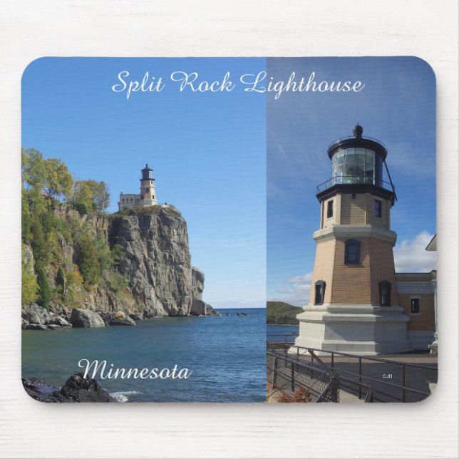 Split Rock Lighthouse 2 picture mousepad (Front)