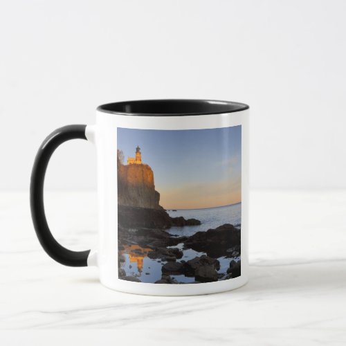 Split Rock Lighthouse at sunset near Two Mug