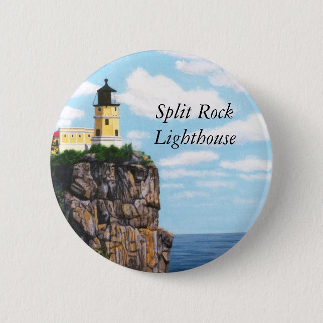 Split Rock Lighthouse Button (Front)