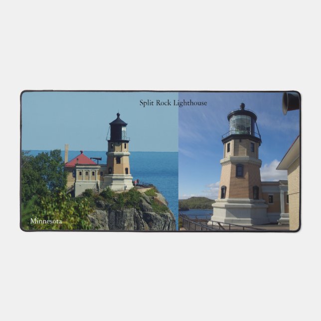 Split Rock Lighthouse desk mat (Front)
