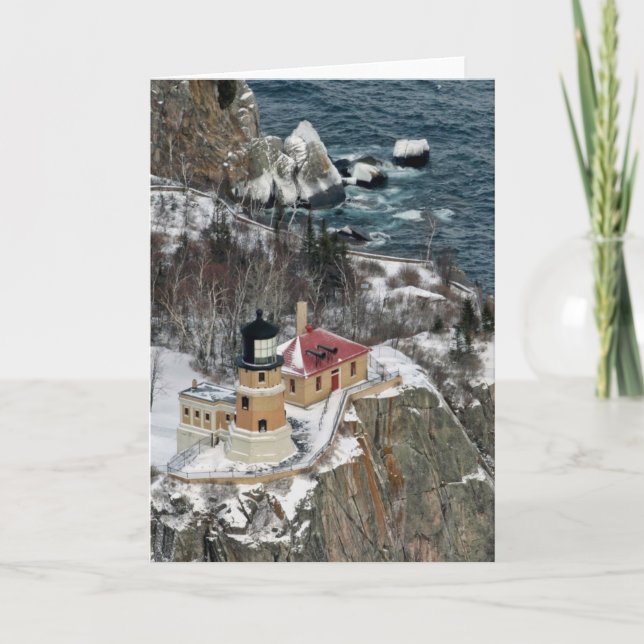 Split Rock Lighthouse Greeting Card (Front)