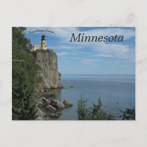Split Rock Lighthouse in Minnesota Postcard