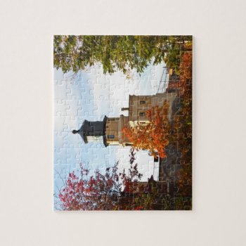 Split Rock Lighthouse Jigsaw Puzzle by lighthouseenthusiast at Zazzle