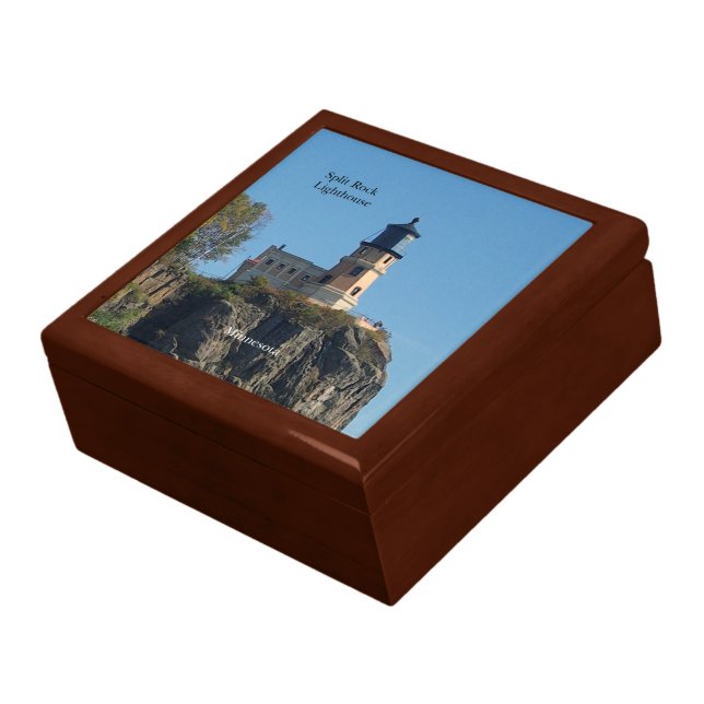 Split Rock Lighthouse keepsake box (Side)