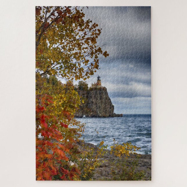 Split Rock Lighthouse Minnesota Jigsaw Puzzle (Vertical)