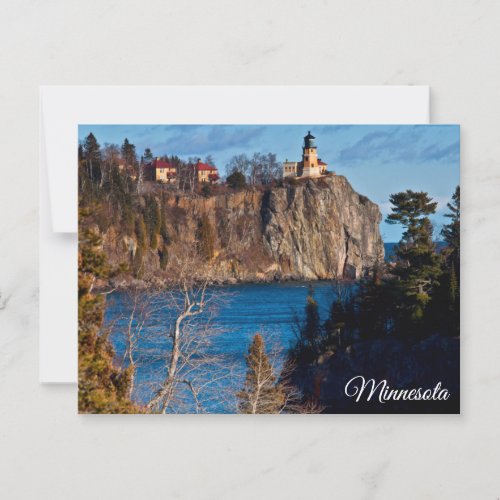 Split Rock Lighthouse Minnesota Jigsaw Puzzle Postcard