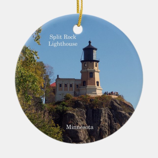 Split Rock Lighthouse ornament (Front)