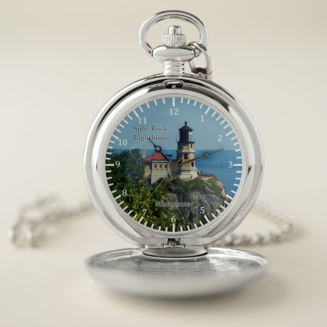 Split Rock Lighthouse pocket watch (Inside)