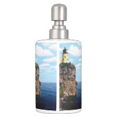 Split Rock Lighthouse Soap Dispenser & Toothbrush Holder (Back)