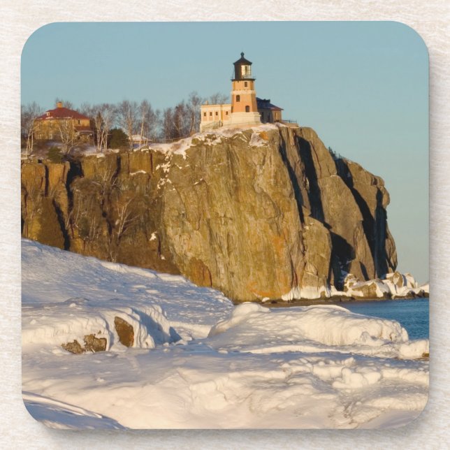 Split Rock Lighthouse State Park on Lake Beverage Coaster (Front)