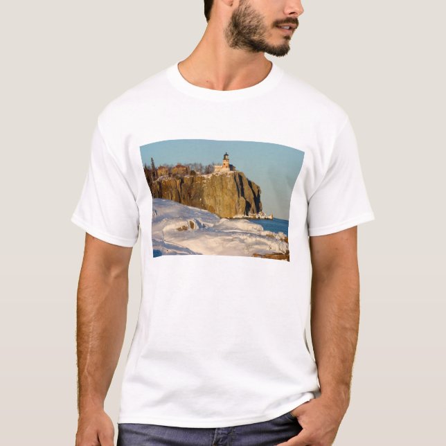 Split Rock Lighthouse State Park on Lake T-Shirt (Front)
