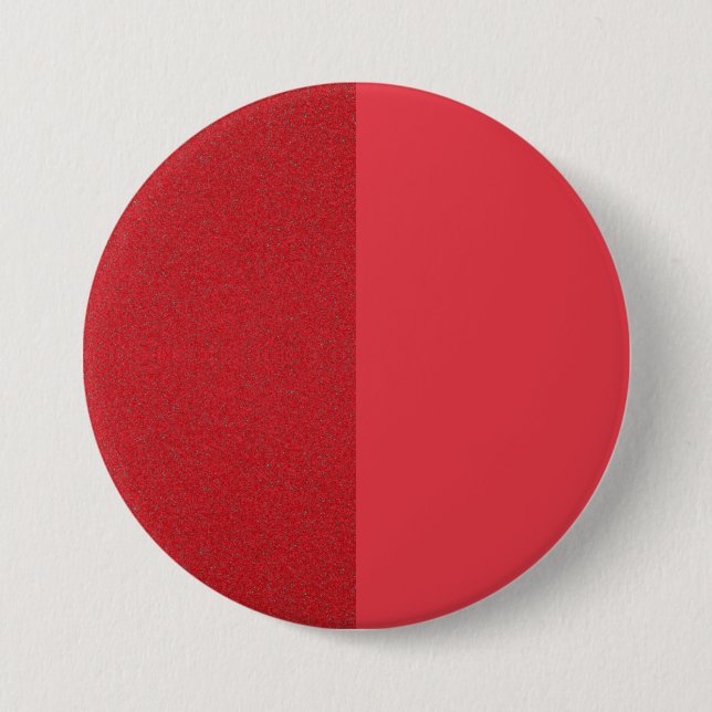 Split Texture Tomato Red Button – Customizable (Front)