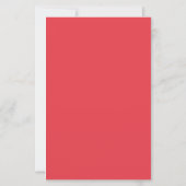 Split Tomato Red Custom Printable Paper Sheet (Back)