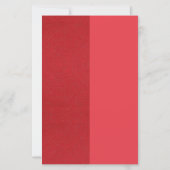 Split Tomato Red Custom Printable Paper Sheet (Front)