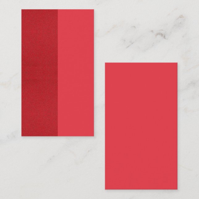 Split Tomato Red Enclosure Card – Customizable (Front/Back)