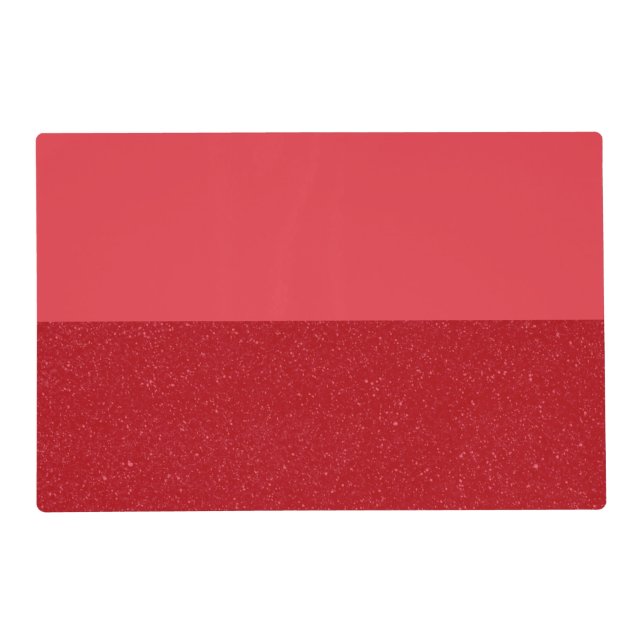 Split Tomato Red Event Placemat – Customizable (Front)