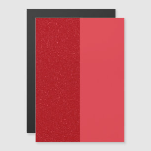 Split Tomato Red Glitter Magnet – Customizable