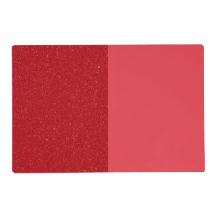 Split Tomato Red Laminated Placemat – Customizable