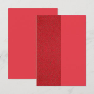 Split Tomato Red Textured Insert Card – Customize