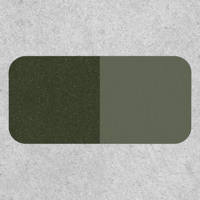Split Tone Custom Patch – Moss Green Combo (Front)