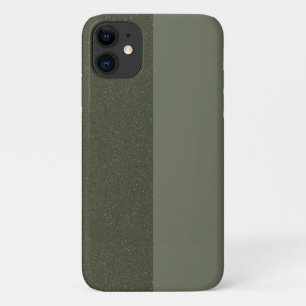 Split-Tone Moss Green iPhone 11 Case – Customize