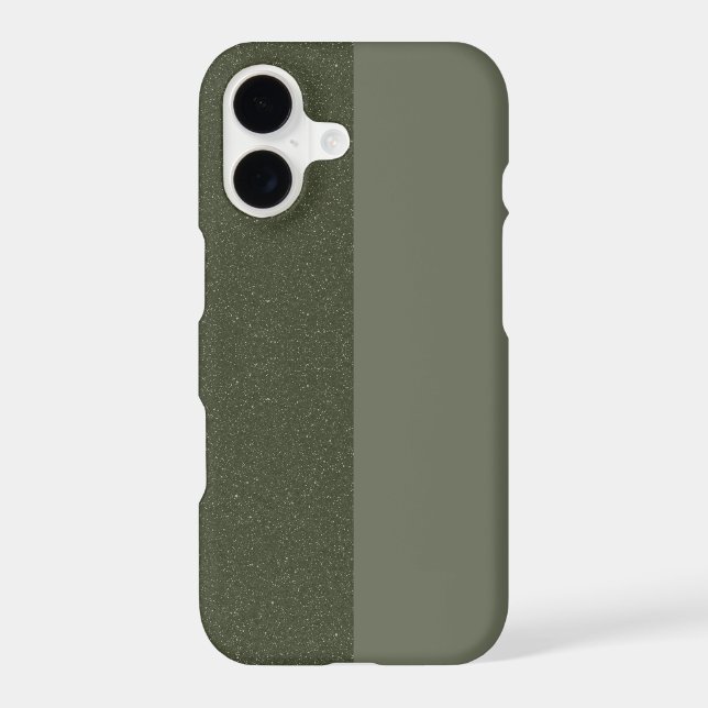 Split-Tone Moss Green iPhone 11 Case – Customize (Back)
