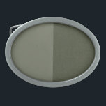 Split-Tone Moss Green Sublimation Belt Buckle<br><div class="desc">Make any belt a canvas for creativity with this Split-Tone Moss Green Sublimation Belt Buckle. Crafted from heavy-duty die-cast zinc alloy and finished in a sleek brushed-silver frame, this oval buckle measures and is engineered for wide straps—whether genuine leather, nylon webbing, or canvas. The face is divided vertically: one half...</div>