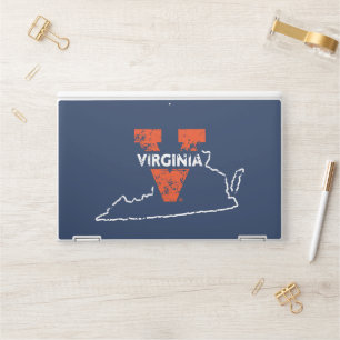 Split V Virginia State Love HP Laptop Skin