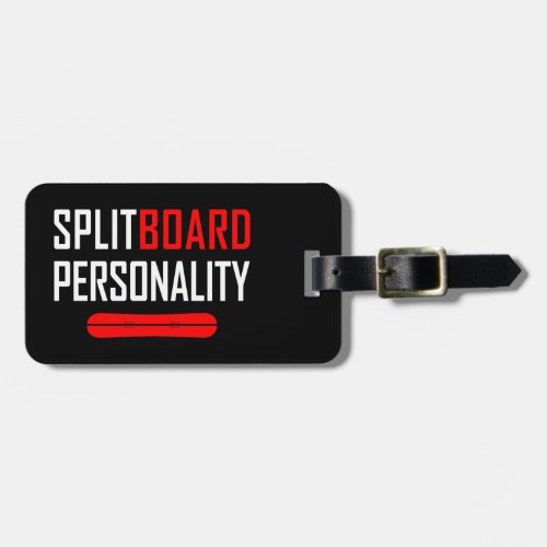 Splitboard Personality Luggage Tag