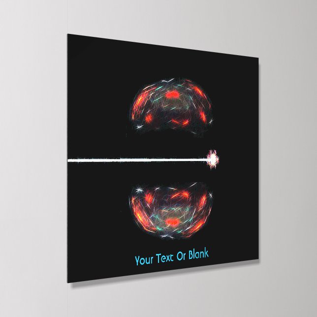 Splitting The Atom Acrylic Photo Tile (Angled)