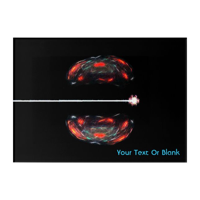 Splitting The Atom Acrylic Print (Front)