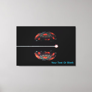 Splitting The Atom Canvas Print
