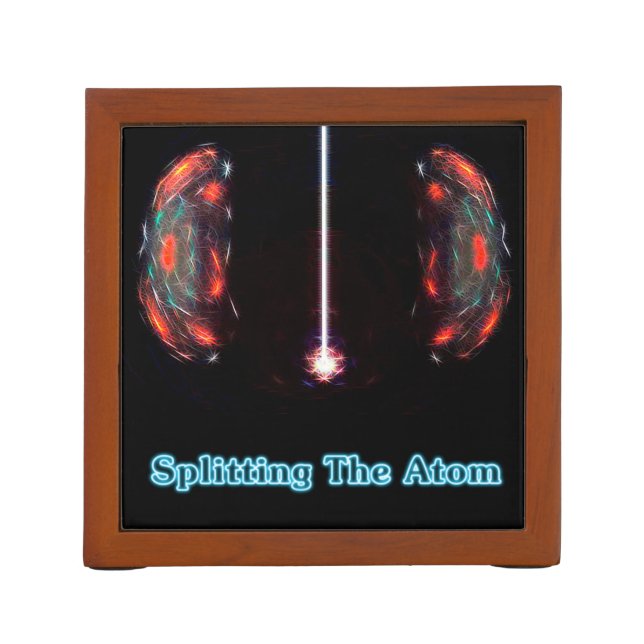Splitting The Atom Pencil Holder (Back)
