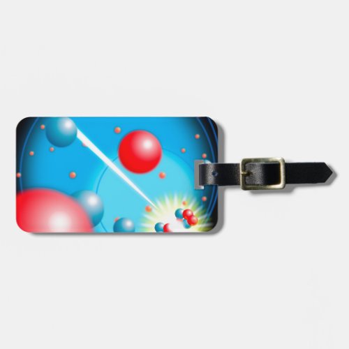 Splitting the Atom Science Physics Luggage Tag