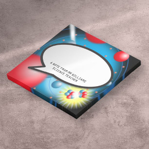 Splitting the Atom Speech Bubble Science Teacher Post-it Notes