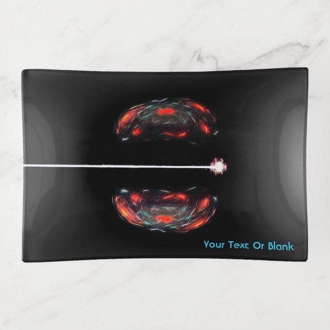 Splitting The Atom Trinket Tray (Front)