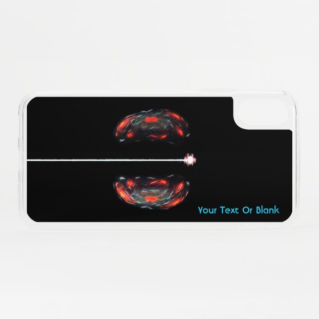 Splitting The Atom Uncommon iPhone Case (Back (Horizontal))