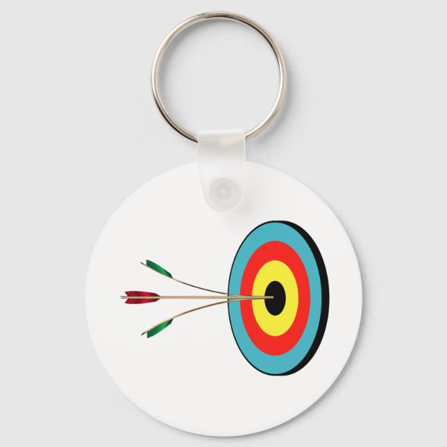 Spltting The Arrow Keychain (Front)