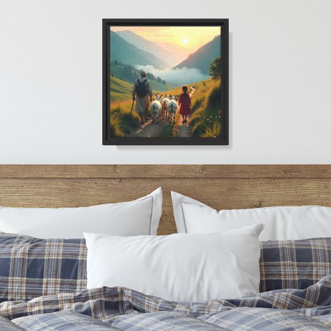 SPNP_Premium Wrapped Canvas Print (Insitu(Bedroom))