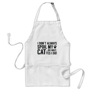 Spoil My Cat Adult Apron