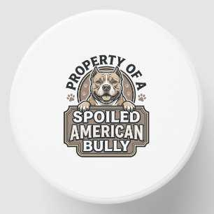 Spoiled American Bully Vintage Engraving Design_1 Mini Candle Favors
