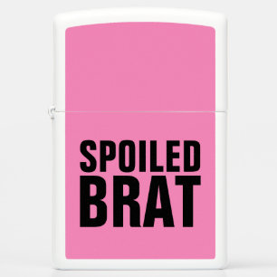 SPOILED BRAT PINK ZIPPO LIGHTERS FOR LADIES