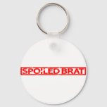 Spoiled Brat Stamp Keychain