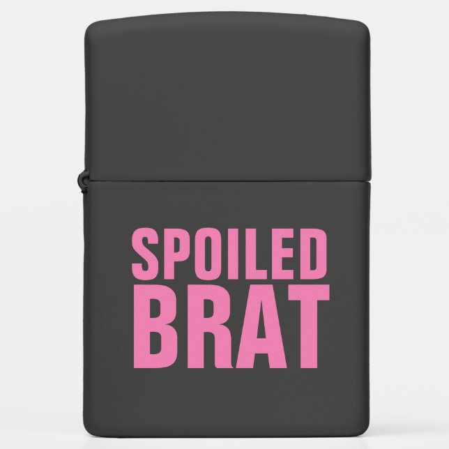 SPOILED BRAT ZIPPO LIGHTERS FOR LADIES (Front)