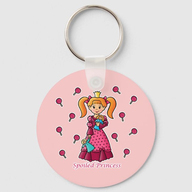 Spoiled Princess Keychain (Front)